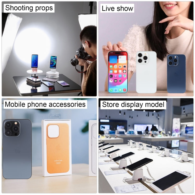 For iPhone 15 Pro Max Color Screen Non-Working Fake Dummy Display Model (Blue)