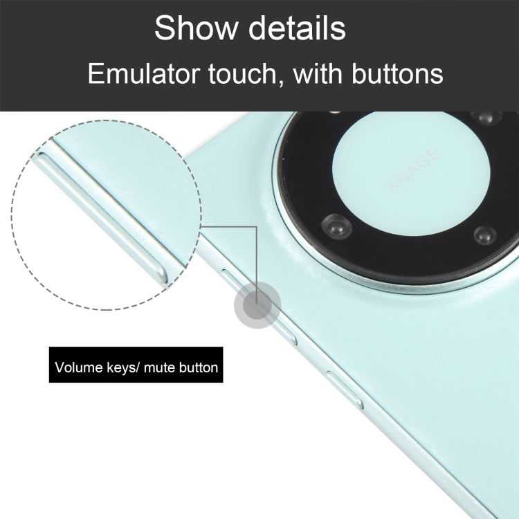 For Huawei Mate 60 Pro Black Screen Non-Working Fake Dummy Display Model (Cyan)