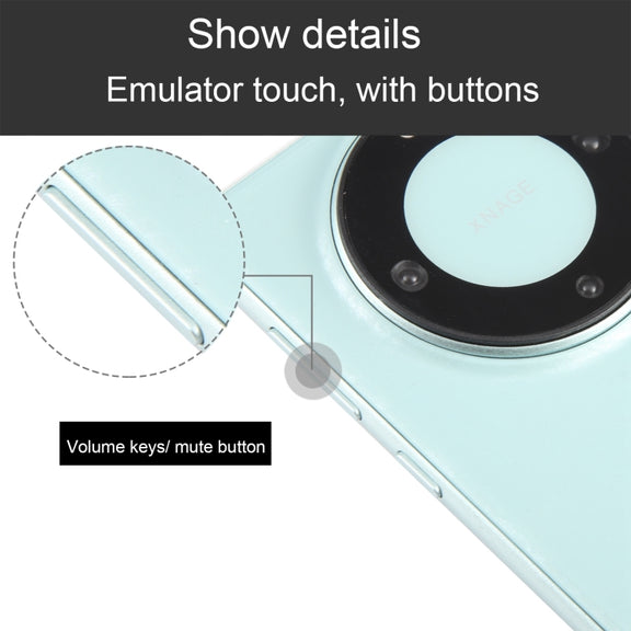 For Huawei Mate 60 Pro Black Screen Non-Working Fake Dummy Display Model (Cyan)