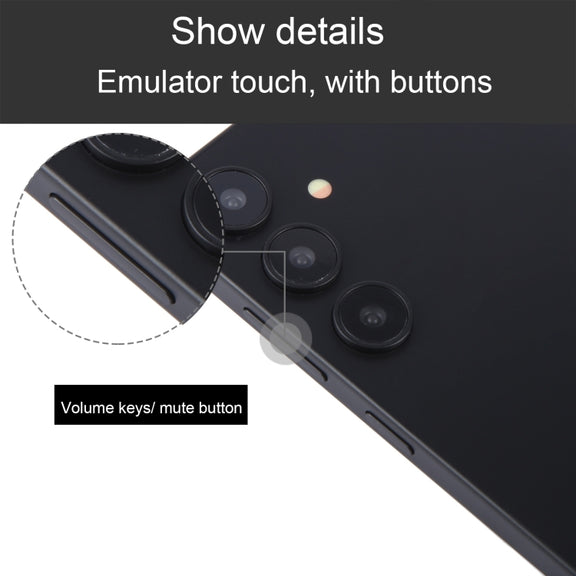 For Samsung Galaxy S24+ 5G Black Screen Non-Working Fake Dummy Display Model (Black)