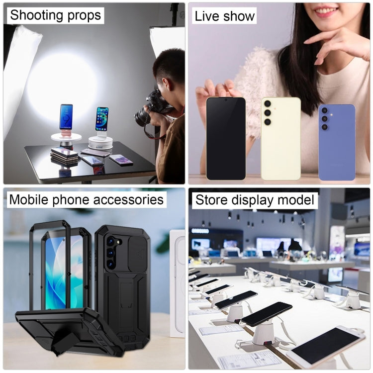 For Samsung Galaxy S24+ 5G Black Screen Non-Working Fake Dummy Display Model (Grey)