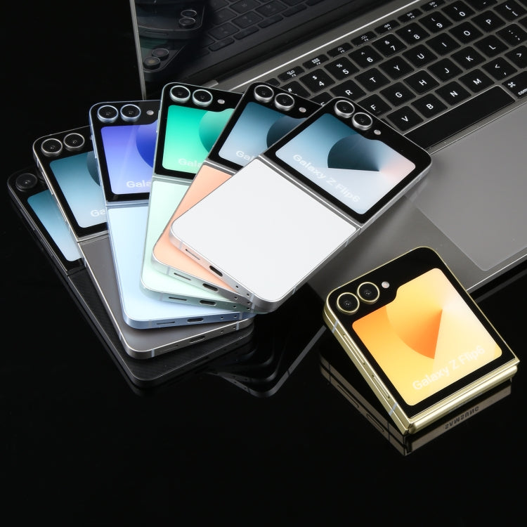 For Samsung Galaxy Z Flip6 Color Screen Non-Working Fake Dummy Display Model (Silver)