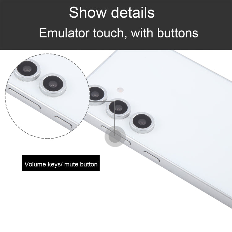 For Samsung Galaxy S24 FE 5G Black Screen Non-Working Fake Dummy Display Model (White)