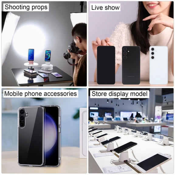 For Samsung Galaxy S24 FE 5G Black Screen Non-Working Fake Dummy Display Model (Mint)