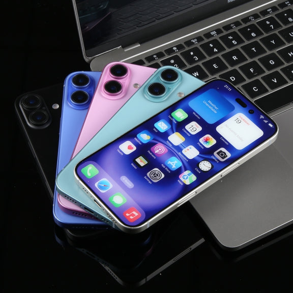 For iPhone 16 Color Screen Non-Working Fake Dummy Display Model (Teal)