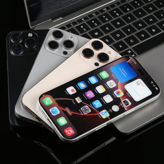 For iPhone 16 Pro Color Screen Non-Working Fake Dummy Display Model (Black)