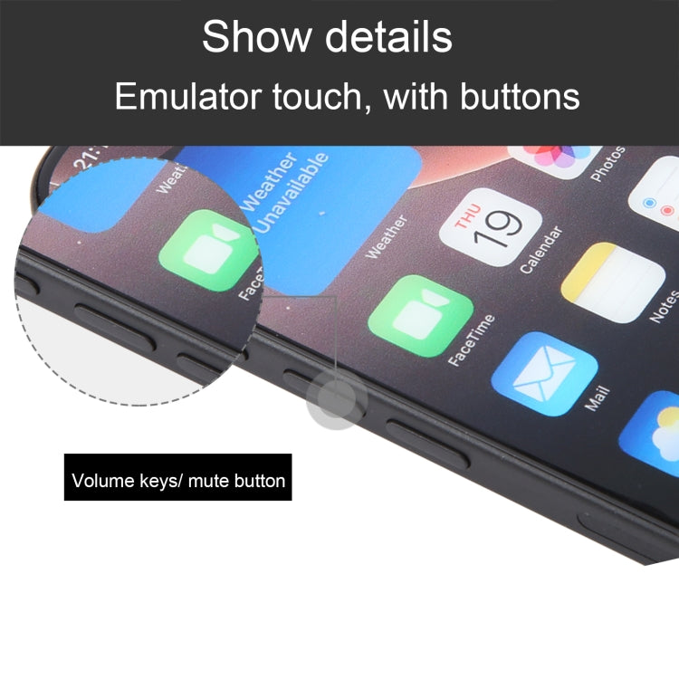 For iPhone 16 Pro Max Color Screen Non-Working Fake Dummy Display Model (Black)