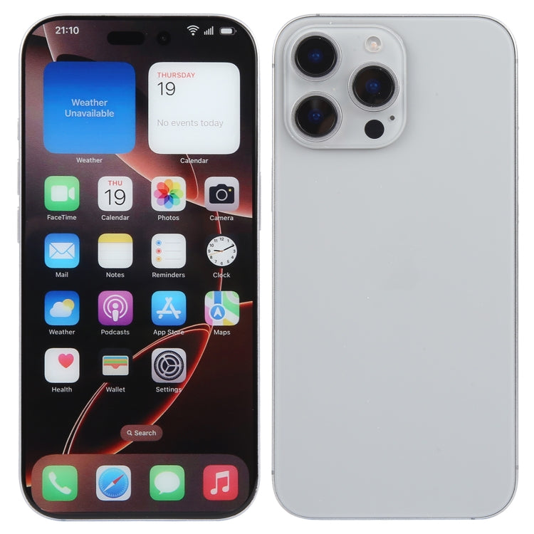 For iPhone 16 Pro Max Color Screen Non-Working Fake Dummy Display Model (Natural)