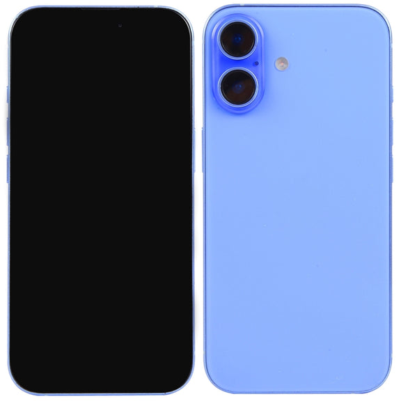 For iPhone 16 Plus Black Screen Non-Working Fake Dummy Display Model (Ultramarine)