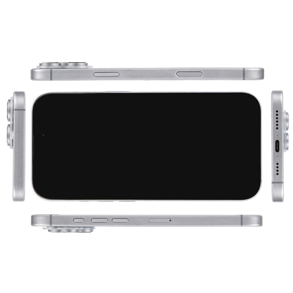 For iPhone 16 Pro Black Screen Non-Working Fake Dummy Display Model (Natural)