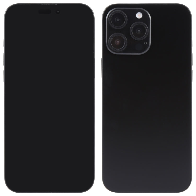 For iPhone 16 Pro Max Black Screen Non-Working Fake Dummy Display Model (Black)