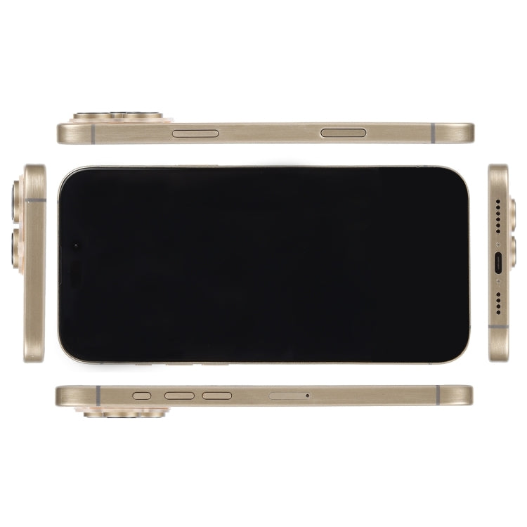 For iPhone 16 Pro Max Black Screen Non-Working Fake Dummy Display Model (Desert)