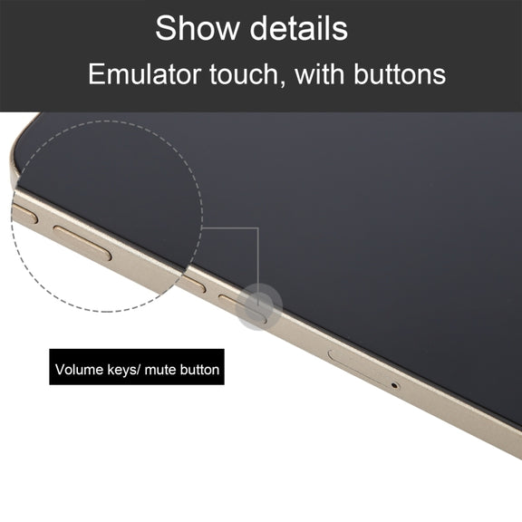 For iPhone 16 Pro Max Black Screen Non-Working Fake Dummy Display Model (Desert)