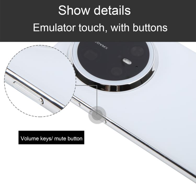 For Huawei Mate 70 Pro Black Screen Non-Working Fake Dummy Display Model (White)
