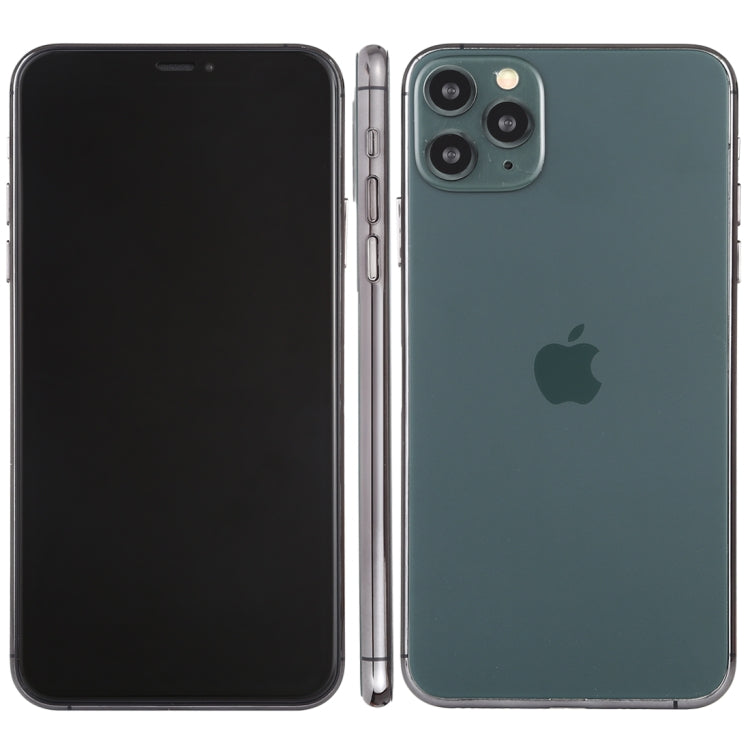 For iPhone 11 Pro Max Black Screen Non-Working Fake Dummy Display Model (Green)