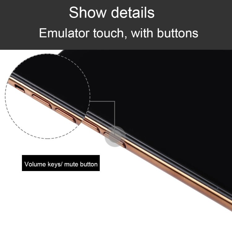 For iPhone 11 Pro Max Black Screen Non-Working Fake Dummy Display Model (Gold)