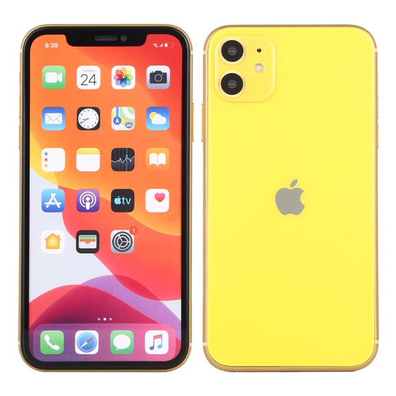 For iPhone 11 Color Screen Non-Working Fake Dummy Display Model (Yellow)