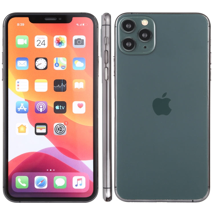 For iPhone 11 Pro Max Color Screen Non-Working Fake Dummy Display Model (Green)