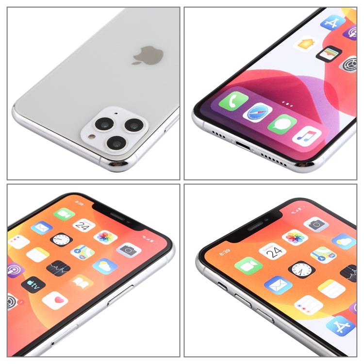 For iPhone 11 Pro Max Color Screen Non-Working Fake Dummy Display Model (Silver)