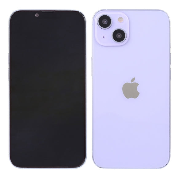 For iPhone 14 Black Screen Non-Working Fake Dummy Display Model(Purple)