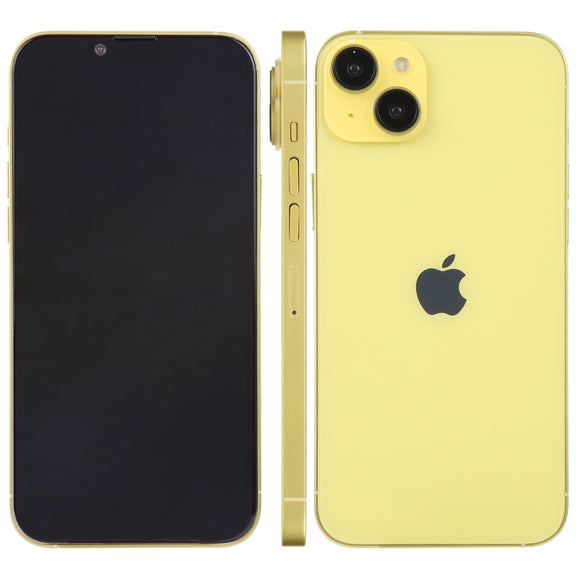 For iPhone 14 Black Screen Non-Working Fake Dummy Display Model(Yellow)