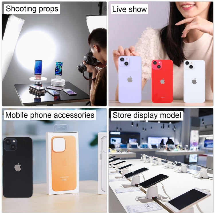 For iPhone 14 Black Screen Non-Working Fake Dummy Display Model(Starlight)