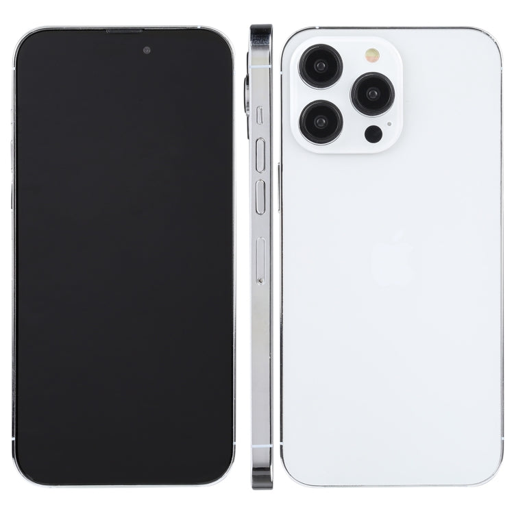 For iPhone 14 Pro Black Screen Non-Working Fake Dummy Display Model (Silver)