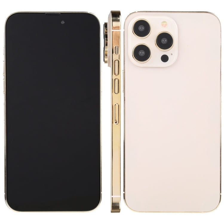 For iPhone 14 Pro Max Black Screen Non-Working Fake Dummy Display Model(Gold)