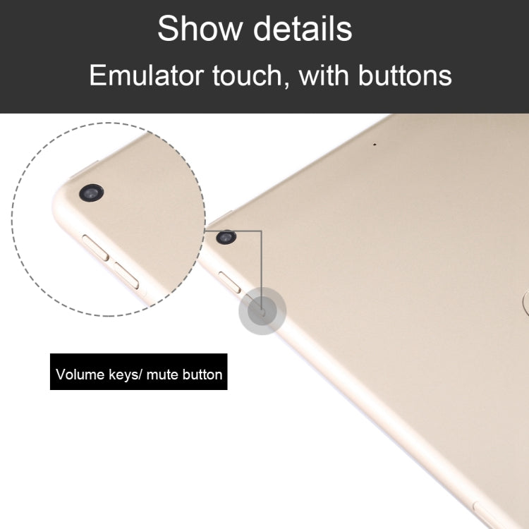 For iPad Mini 5 Color Screen Non-Working Fake Dummy Display Model (Gold)