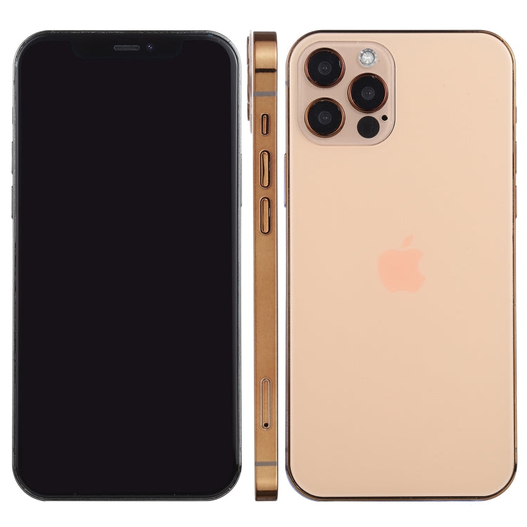 For iPhone 12 Pro Black Screen Non-Working Fake Dummy Display Model, Light Version(Gold)