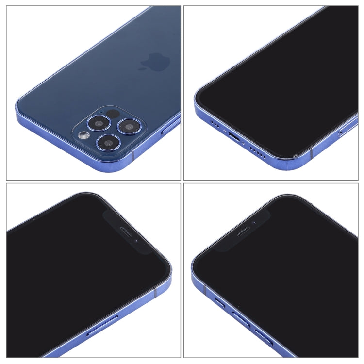 For iPhone 12 Pro Max Black Screen Non-Working Fake Dummy Display Model, Light Version(Aqua Blue)