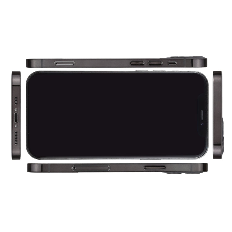 For iPhone 12 Pro Max Black Screen Non-Working Fake Dummy Display Model, Light Version(Black)