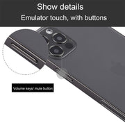 For iPhone 12 Pro Max Black Screen Non-Working Fake Dummy Display Model, Light Version(Black)