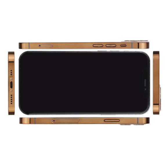 For iPhone 12 Pro Max Black Screen Non-Working Fake Dummy Display Model, Light Version(Gold)