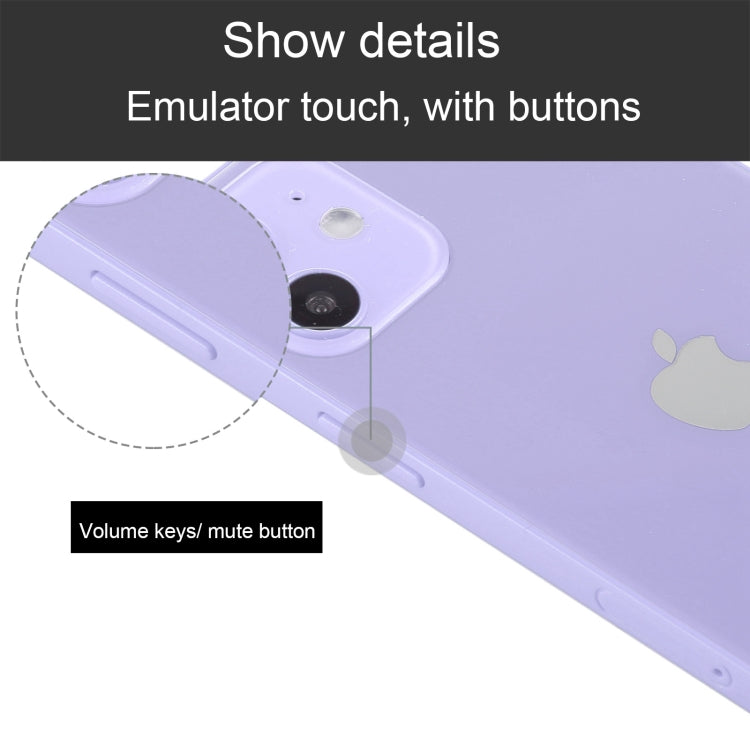 For iPhone 12 mini Black Screen Non-Working Fake Dummy Display Model, Light Version(Purple)