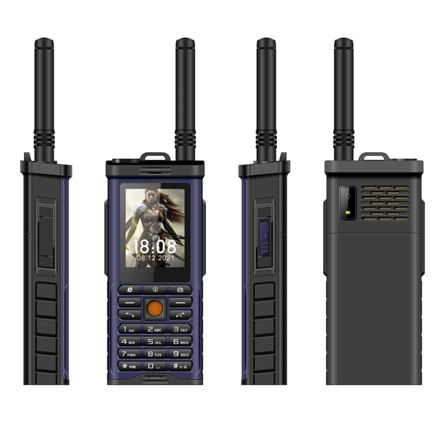S-G8800 Triple Proofing Elder Phone, Water-resistant Shockproof Dustproof, 2400mAh Battery, 2.2 inch, 21 Keys, LED Flashlight, FM, Quad SIM, with Antenna(Blue)