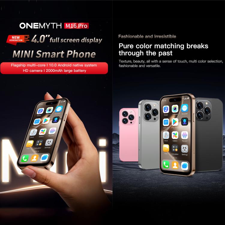 SOYES ONEMYTH M16 Pro, 2GB+16GB, 4.0 inch Android 10.0 MTK6580 Quad Core, Network: 3G, Dual SIM (Gold)
