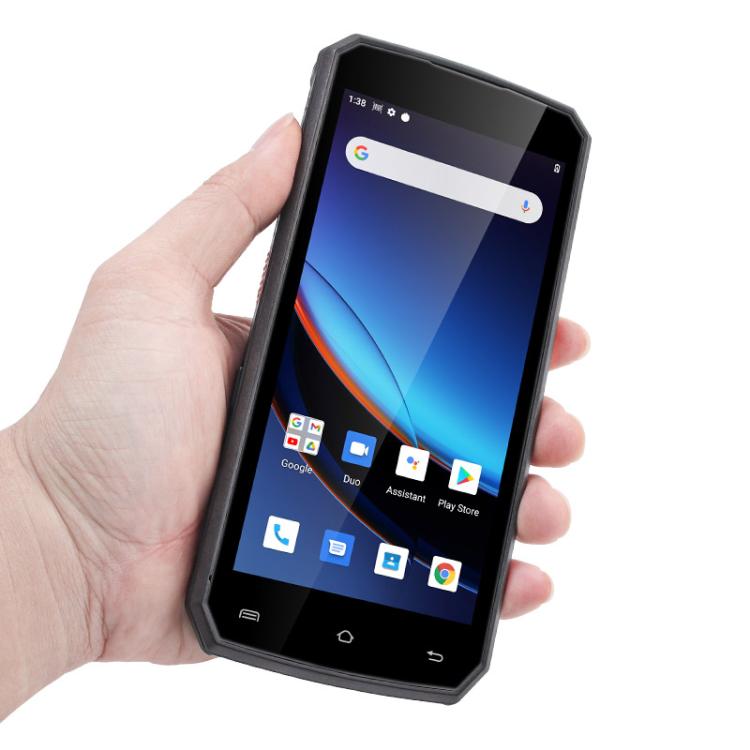 UNIWA M580S Rugged Phone, 4GB+64GB, 5.5 inch Android 10 MediaTek MT6761 Quad Core, OTG, Network: 4G, EU Plug (Black)
