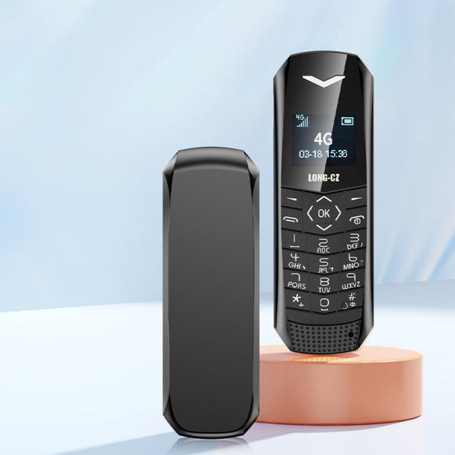 LONG-CZ S60 4G Mini Phone, 1.77 inch Unisoc T107, LED Flashlight, 21 Keys, Network: 4G, Single SIM (Black)