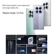 Xiaomi Redmi Note 14 Pro, 8GB+256GB, 6.67 inch Xiaomi HyperOS Mediatek Dimensity 7300-Ultra Octa Core, NFC, Network: 5G (White)