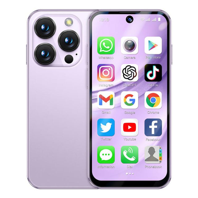 SOYES XS19 Pro, 6GB+128GB, 3.8 inch Android 12.0 MTK6762 Quad Core, Network: 4G, Dual SIM, GPS, OTG, Support Google Play Store (Purple)
