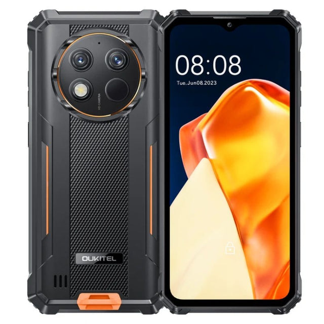 Oukitel G1 Rugged Phone, 6GB+256GB, Fingerprint Identification, 6.52 inch Android 14 T606 Octa Core, NFC, OTG, Network: 4G (Orange)