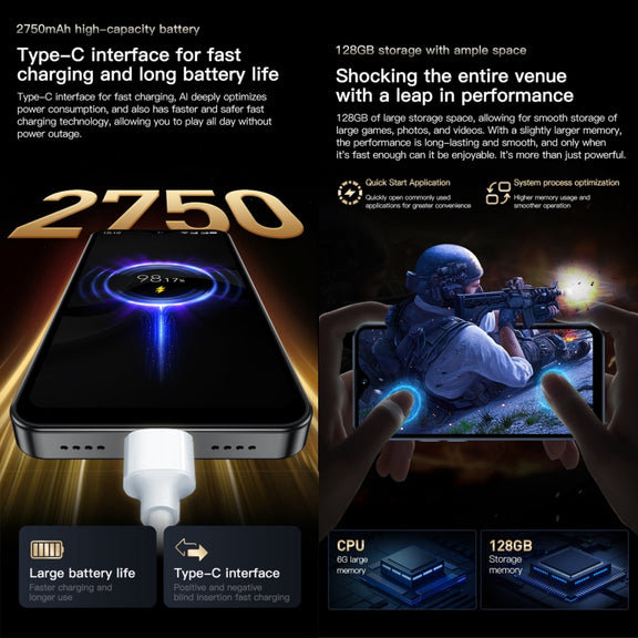 SOYES F9 Max, 6GB+128GB, 4.3 inch Android 12 MTK6762 Octa Core, Network: 4G, OTG, Dual SIM (Black)