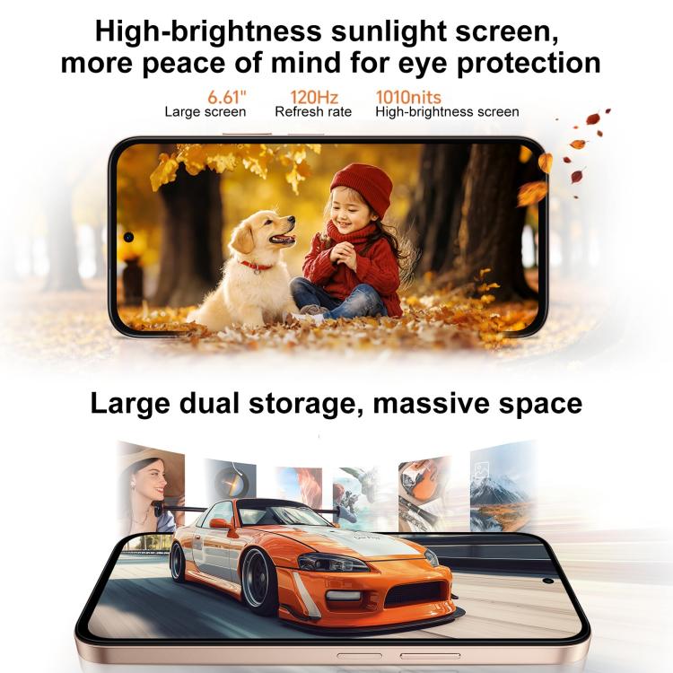 Honor Play 60m, 6GB+128GB, Side Fingerprint, 6.61 inch MagicOS 9.0 Dimensity 6300 Octa Core, Network: 5G, OTG (Black)