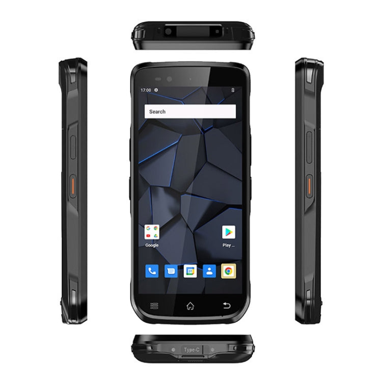UNIWA M600 IP67 Rugged Phone, 4GB+64GB, 6 inch Android 12, MediaTek MT6762 Octa Core, Network: 4G, UK Plug (Black)