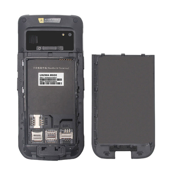 UNIWA M600 IP67 Rugged Phone, 4GB+64GB, 6 inch Android 12, MediaTek MT6762 Octa Core, Network: 4G, UK Plug (Black)