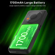 UNIWA V2000 Elder Keypad Phone, 2.4 inch Unisoc T107, 1700mAh Battery, LED Flashlight, SOS, Network: 4G, AU Plug (Blue)