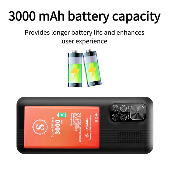 S5630, 2.8 inch, 3000mAh, 21 Key, Support Bluetooth, Flashlight, GSM, Quad SIM (Orange)