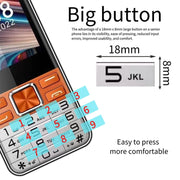 S5630, 2.8 inch, 3000mAh, 21 Key, Support Bluetooth, Flashlight, GSM, Quad SIM (Orange)