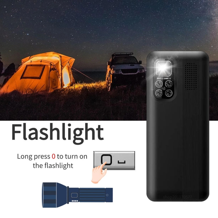 S5630, 2.8 inch, 3000mAh, 21 Key, Support Bluetooth, Flashlight, GSM, Quad SIM (Orange)